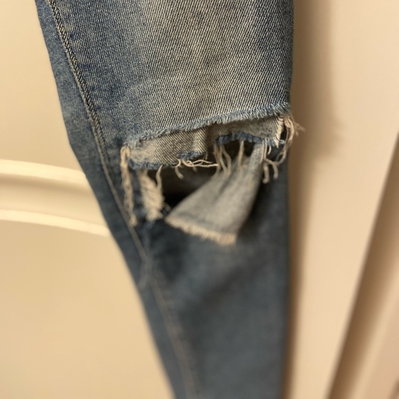 Zara High Rise Ripped Skinny Jeans - Picture 7 of 8